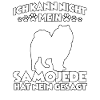 Samojede Hundetraining Motiv Samojeden Gassi