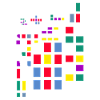 Pixel Art Abstract City Kypto