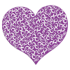 Heart Infinity 3D - Purple
