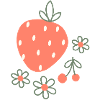 Berry with flower