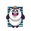 Panda saying cute