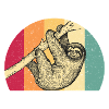 Retro Sloth