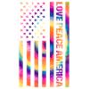 USA Flag 4 juillet Hippie