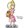 Little Princess with Teddy Comic