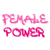 female power,schrift, frauenpower,pink,graffiti