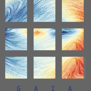 Gaia - Sky map - radial velocity and proper motion