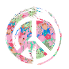 blumen,peace,floral,bunt,friede