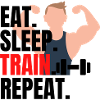 eat sleep, train repeat
