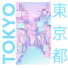 Tokyo Japan, Blue