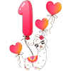 1st birthday alpaca