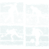 Bowler Silhouette Distressed Bowling