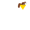 Squirrel Logo Emblem Grauhörnchen Squirrel