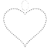 Neotraditional Heart White
