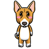 Basenji Dog Emoticon