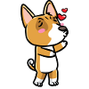 Basenji Dog Emoticon
