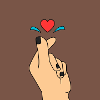 Hand mit Herz