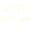 Side Part skinny jeans