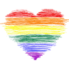LGBT Heart Sketch