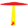 UFO abduction of a bull