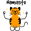 NAMASTE YOGA CAT