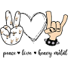 Peace Love Heavy Metal