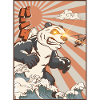 Kaiju Panda Japanisches Monster Geschenk