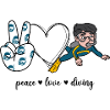 Plongée Peace Love