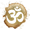 om sign gold earth elements