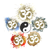 OM Elements Fire Earth Air Metal Water Yin Yang