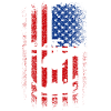 Usa American Flag Helicopter