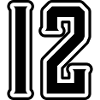 12 Zahl symbol