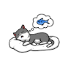 Official sleep shirt cat