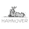 Hahnover - zerrupfter Hahn, grau