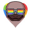 LGBT Tier Schnabeltier Regenbogen