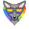 Chat LGBT Sphynx Rainbow