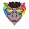 LGBT Animal Horse Arc-en-ciel