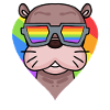 LGBT Animal Sea Lion Rainbow