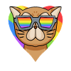 CHAT LGBT Chat Persan Arc-en-ciel