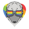 LGBT Dog Poodle Rainbow