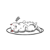 Official sleep shirt cat