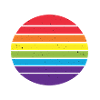 Retro Rainbow Background