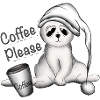 Coffee lazy animal