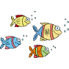 acqua colorata acqua mare graffiti disegno per bambini