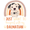 Doux amoureux dalmate kawaii