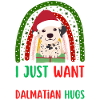 Christmas Cute Dalmatian Lover Kawaii