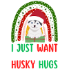 Christmas Sweet Husky Lover Kawaii