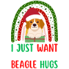 Noël Mignon Beagle Kawaii