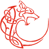 red lunar wolf