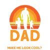 Cool Père Papa Deux Garçons