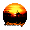 Hamburg Sunset Harbour